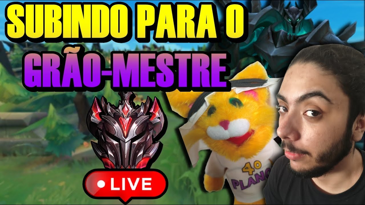 Bora pegar Grão-Mestre ?  0 Dias Seguidos de Live !pix !elo !regras !redes