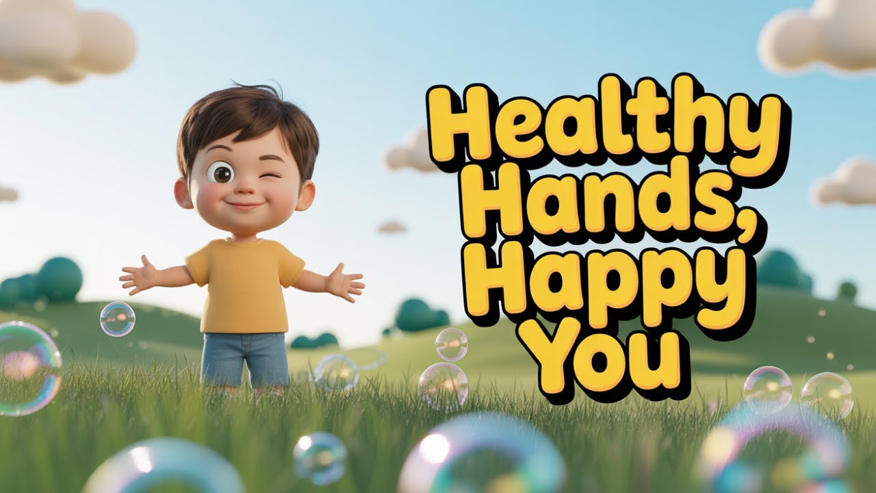 Clean Hands Song | Kids Hygiene Rhymes | Cartoon Learning