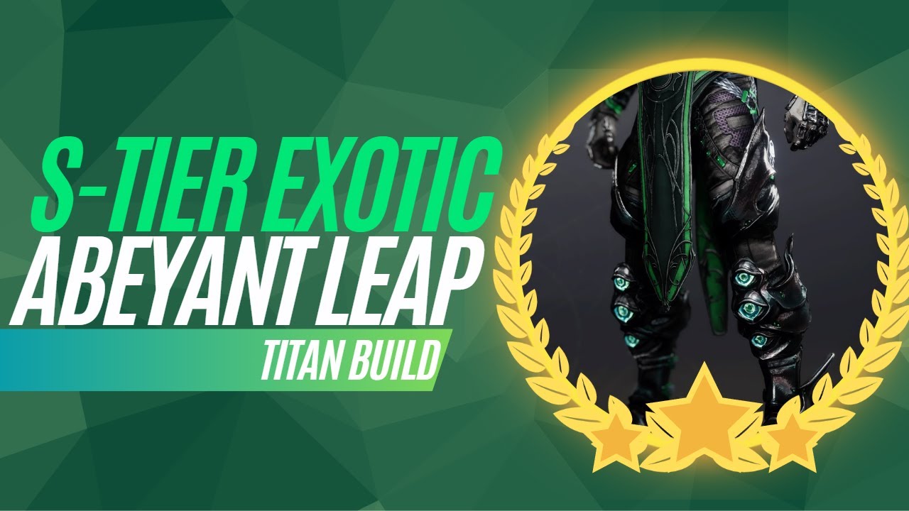Destiny 2 Titan Build Strand Abeyant Leap S-Tier Season of Defiance