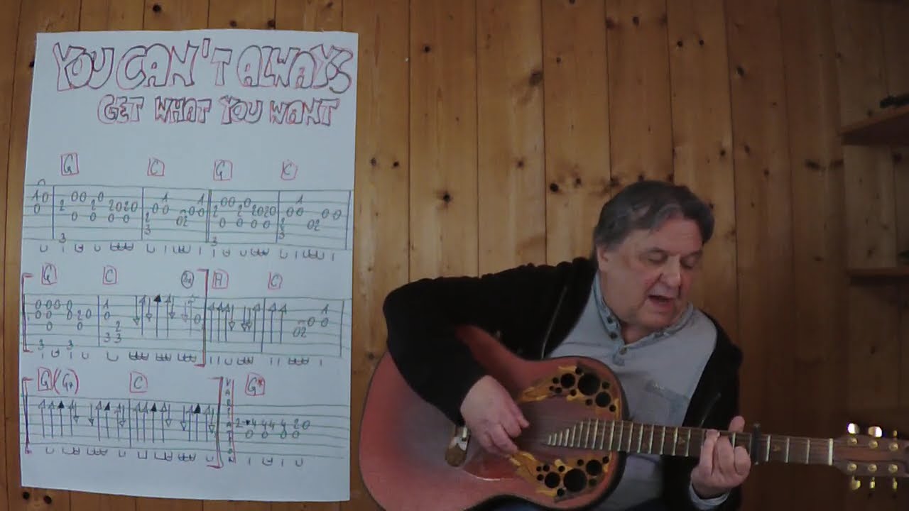 GUITAR Lesson # 780: YOU CAN'T ALWAYS GET WHAT YOU WANT (The Rolling Stones) - Standard Tuning