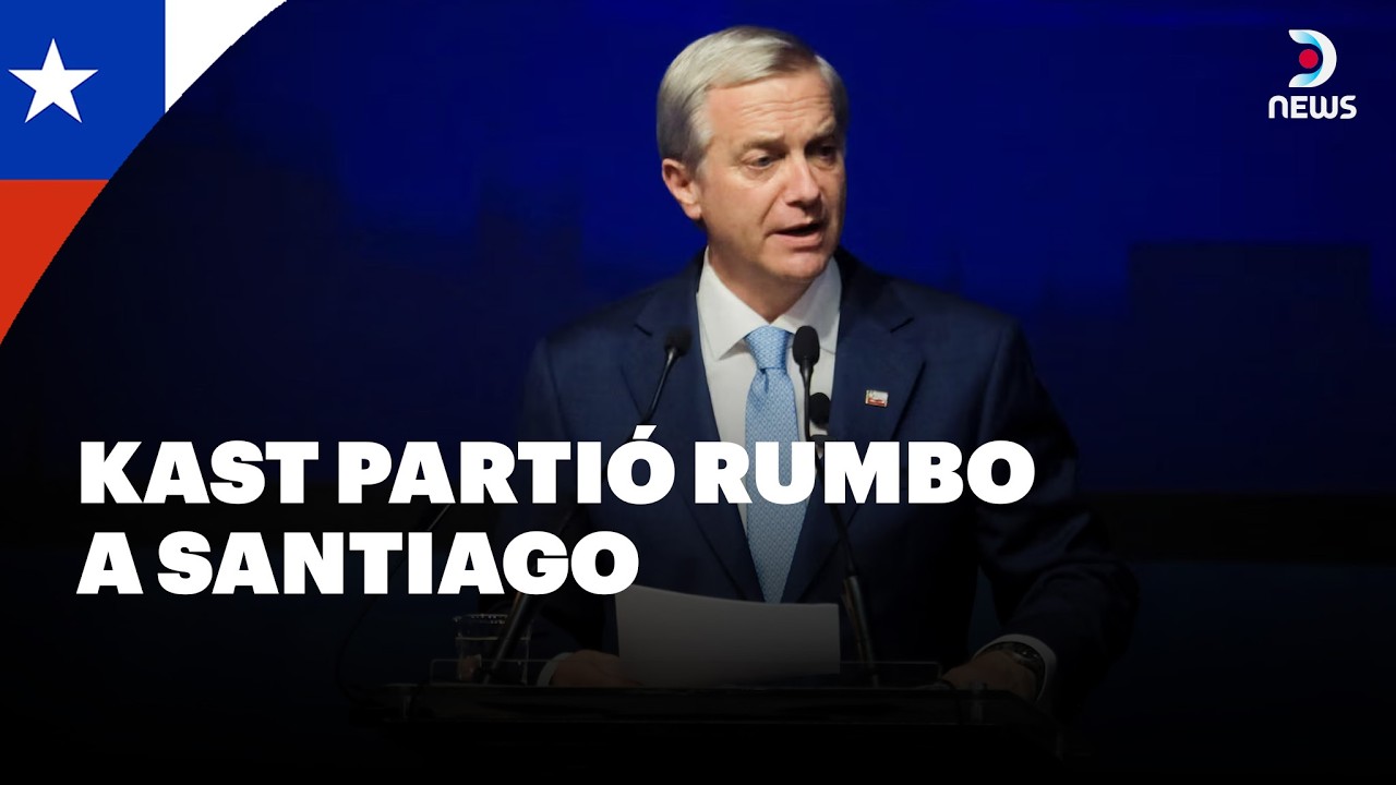 🇨🇱 Así partía José Antonio Kast hacia Santiago de Chile | DNews