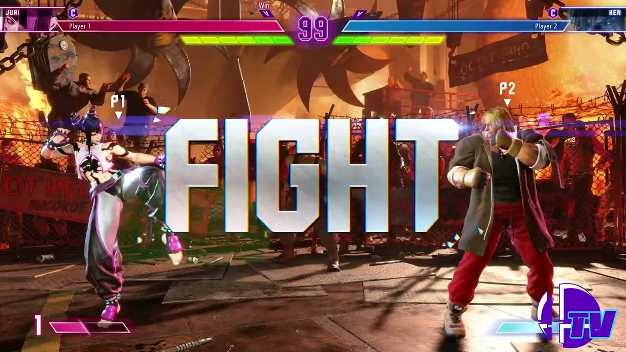 Shark Fights #10 Losers Round 2 - Baron_O (Juri) Vs. GNARLOS (Ken) - SF6 Tournament