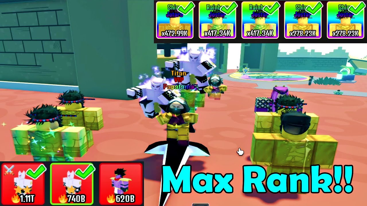 Reached Max Rank in -Anime Weapon Simulator