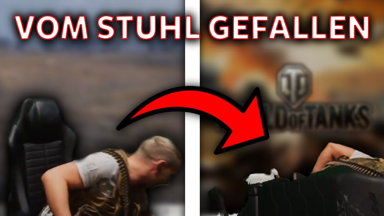 Ich bin vom STUHL GEFALLEN! 😱 World of Tanks Highlights