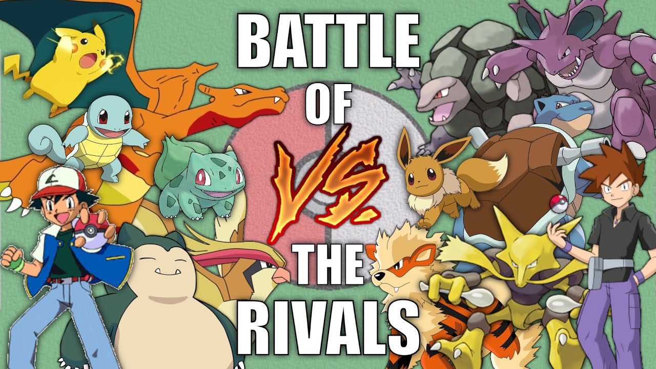Battle of the Rivals #1 (Ash vs Gary) - Pokemon Battle Revolution (1080p 60fps)