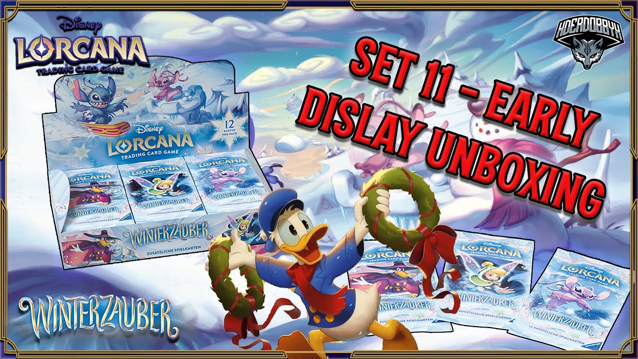 Ein Winterzauber Display kam zu uns hereingeschneit! | Disney Lorcana