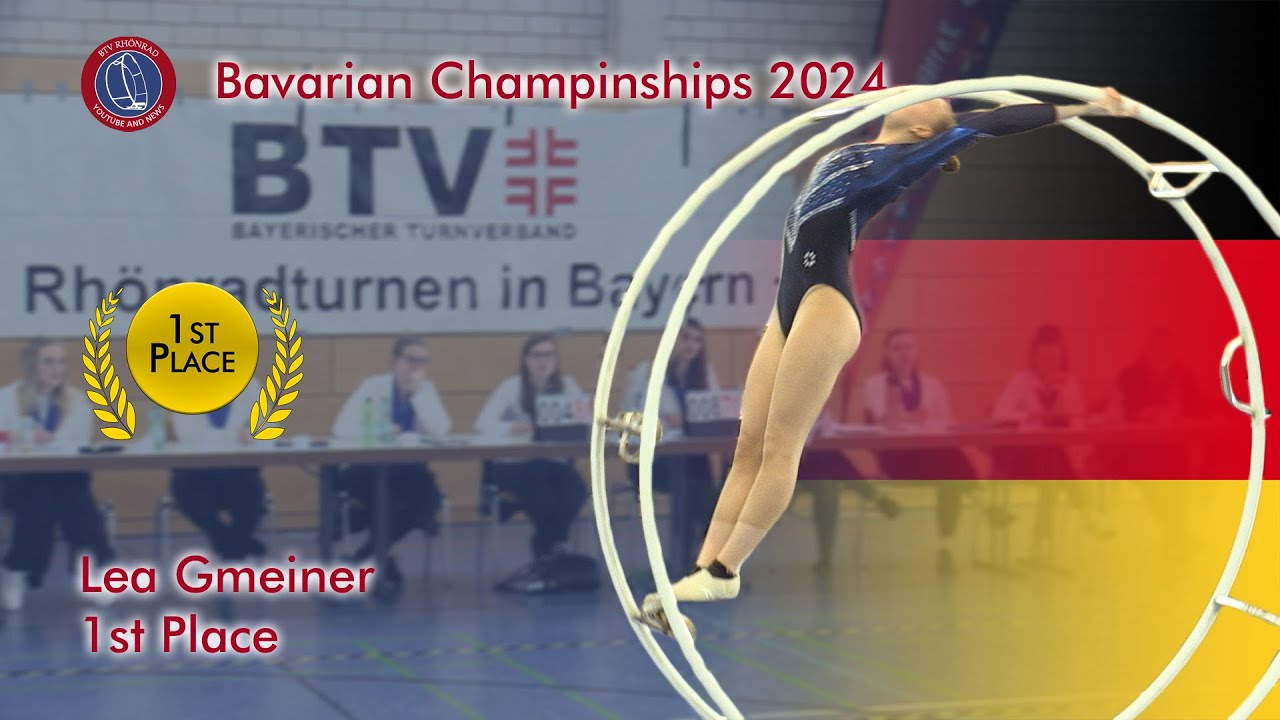 Lea Gmeiner Bavarian Championships 2024 in Gymwheel Age Groupe18 1st Place
