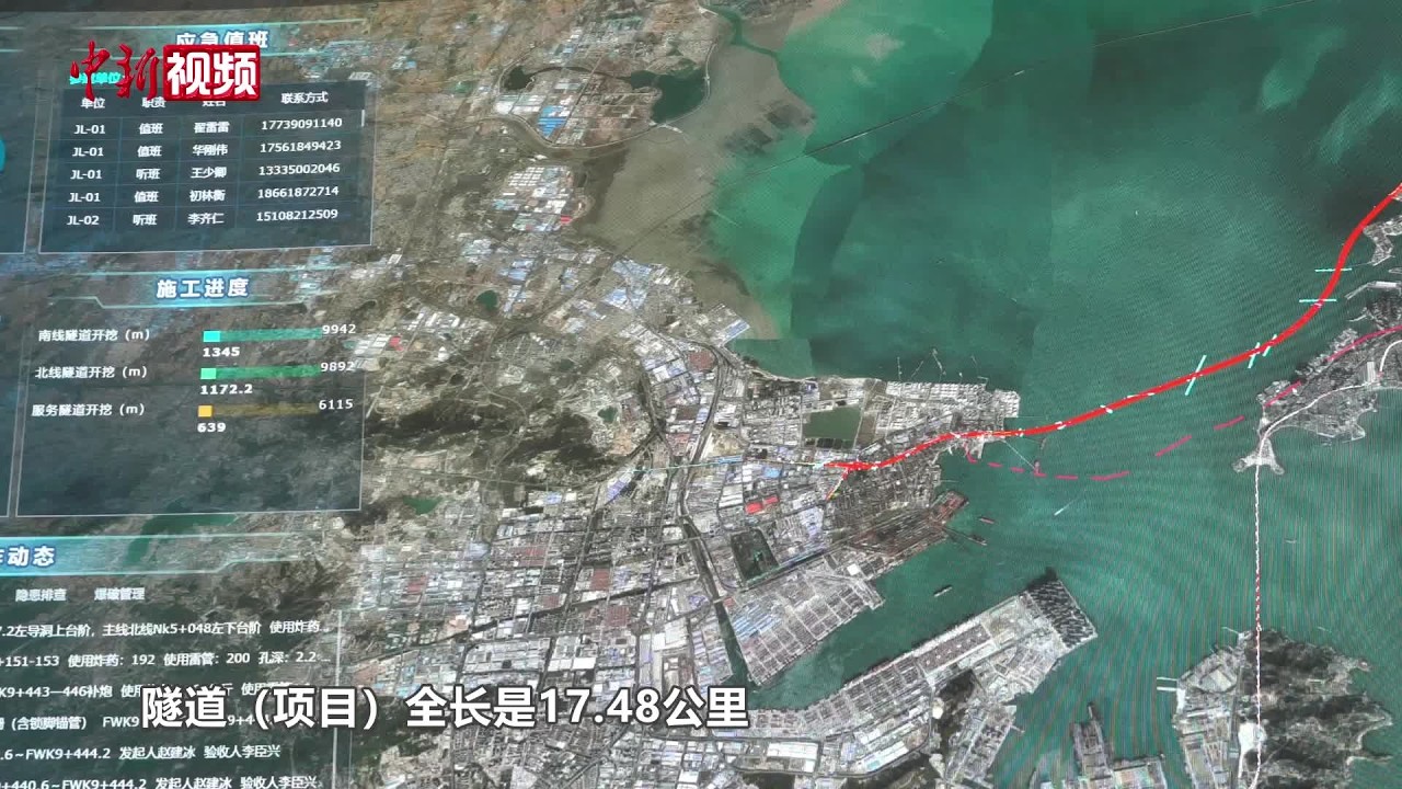 创多个“世界之最” 探访世界建设规模最大海底道路隧道施工