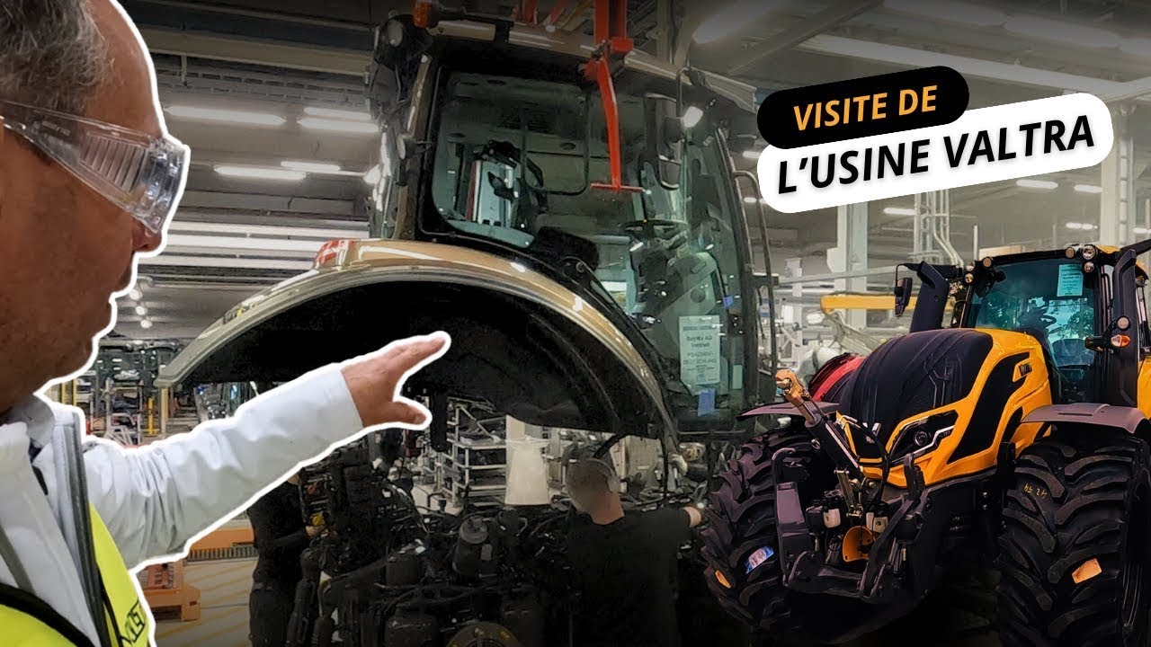 Comment sont fabriqués les tracteurs Valtra ? - Visite de l'usine finlandaise 🇫🇮