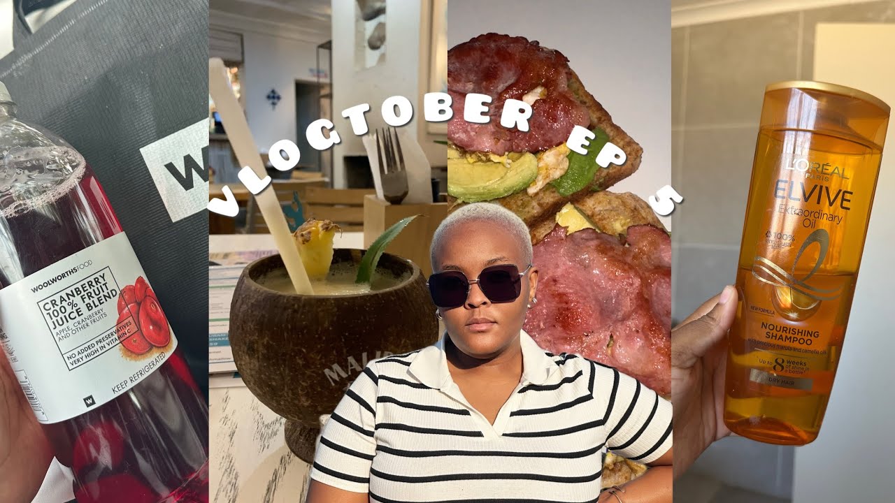#vlogtober ep 5: I’m honestly tired of vlogtober | let me get my hair ready for summer | SA YOUTUBER