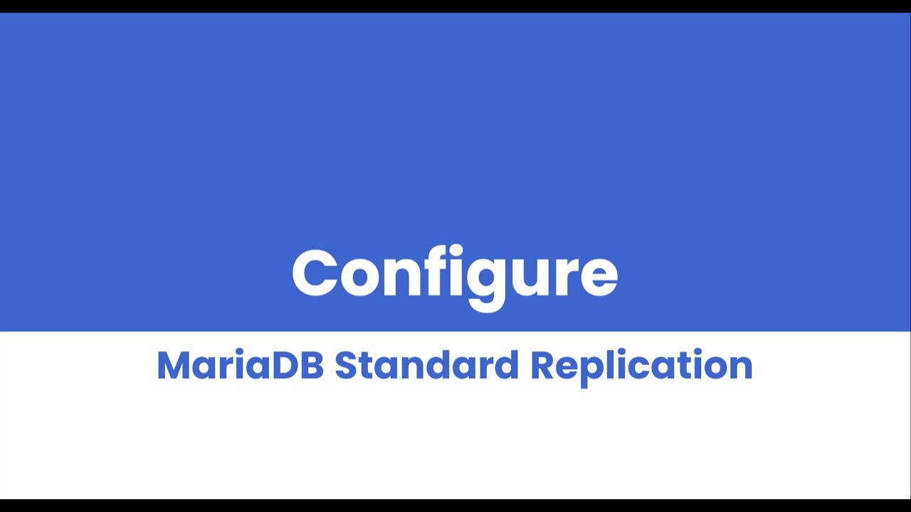 MariaDB Replication: Step-by-Step Tutorial