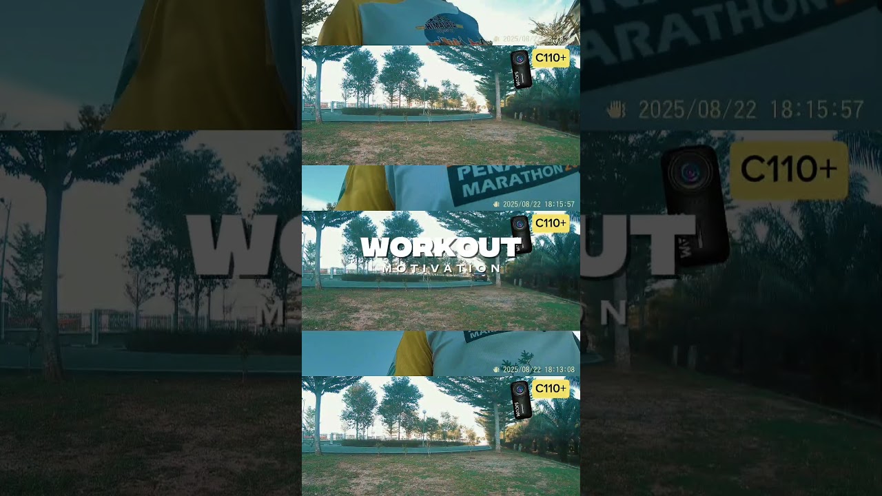 SJCAM C300 vs C110 RUNNING VIDEO TEST 14+ & CAP CUT 