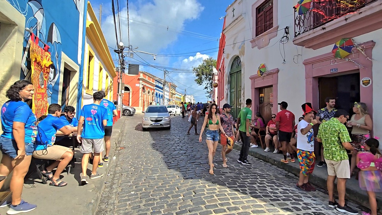 PRÉVIA DE CARNAVAL EM OLINDA 15 FEVEREIRO 2025 PERNAMBUCO BRAZIL