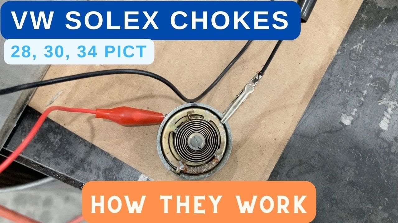 VW Solex 34, 30, 28 Pict Choke HOW IT WORKS & Settings - Air Cooled
