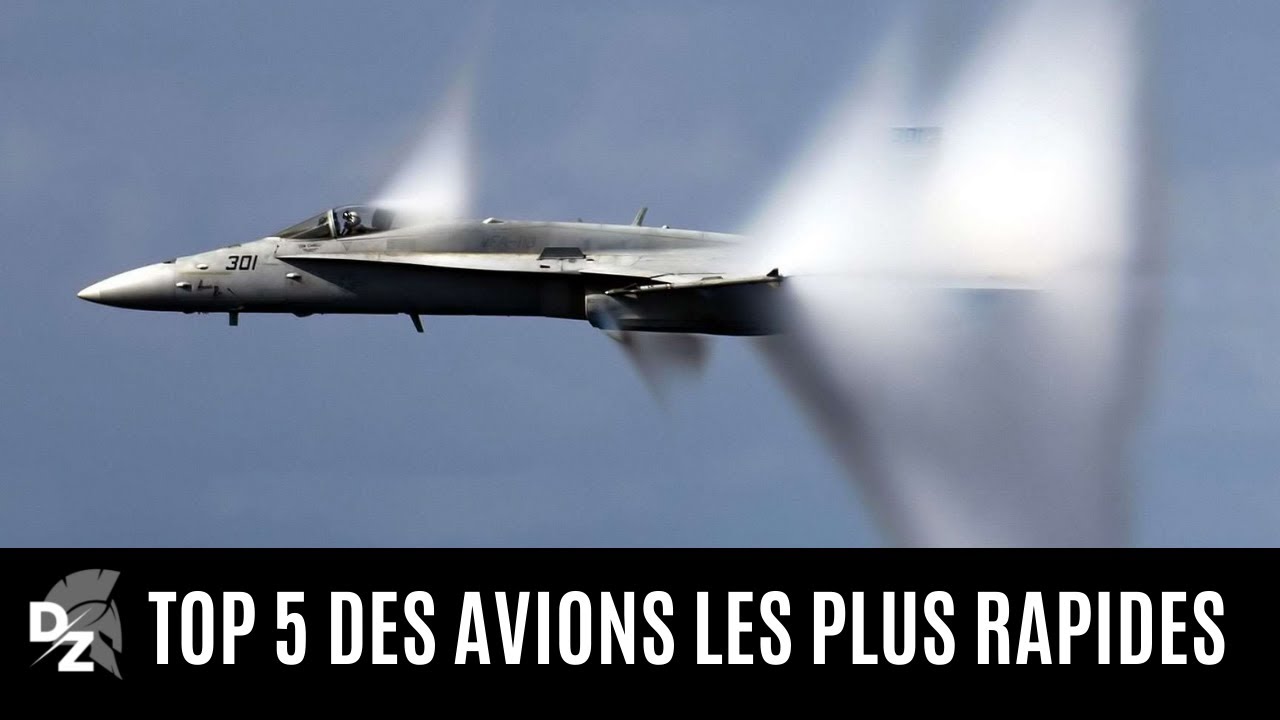Top 5 des avions de chasse les plus rapides du monde