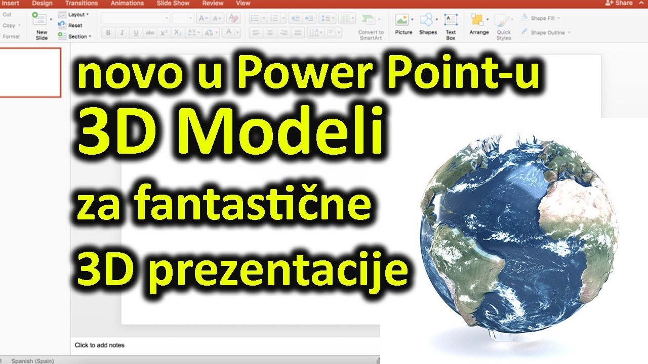 Animirane 3D Prezentacije u NOVOM power point-u