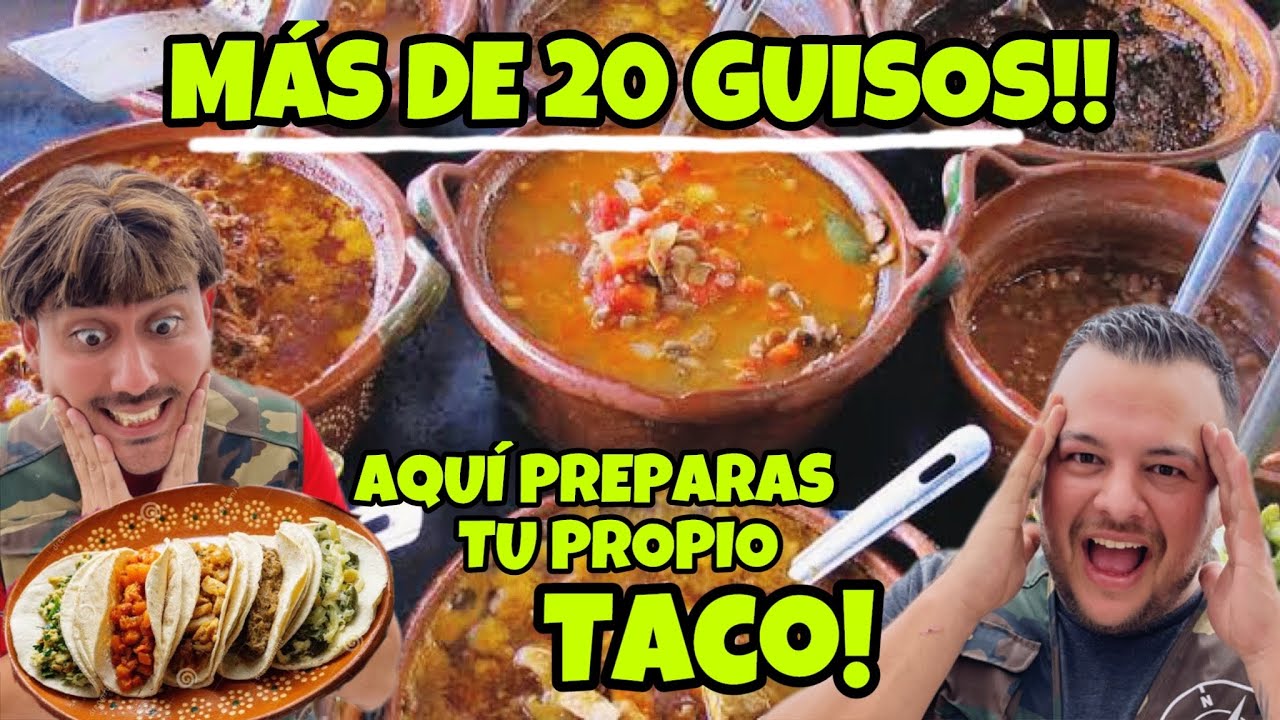 Preparándonos el MEJOR TACO! En este lugar te haces tu taco