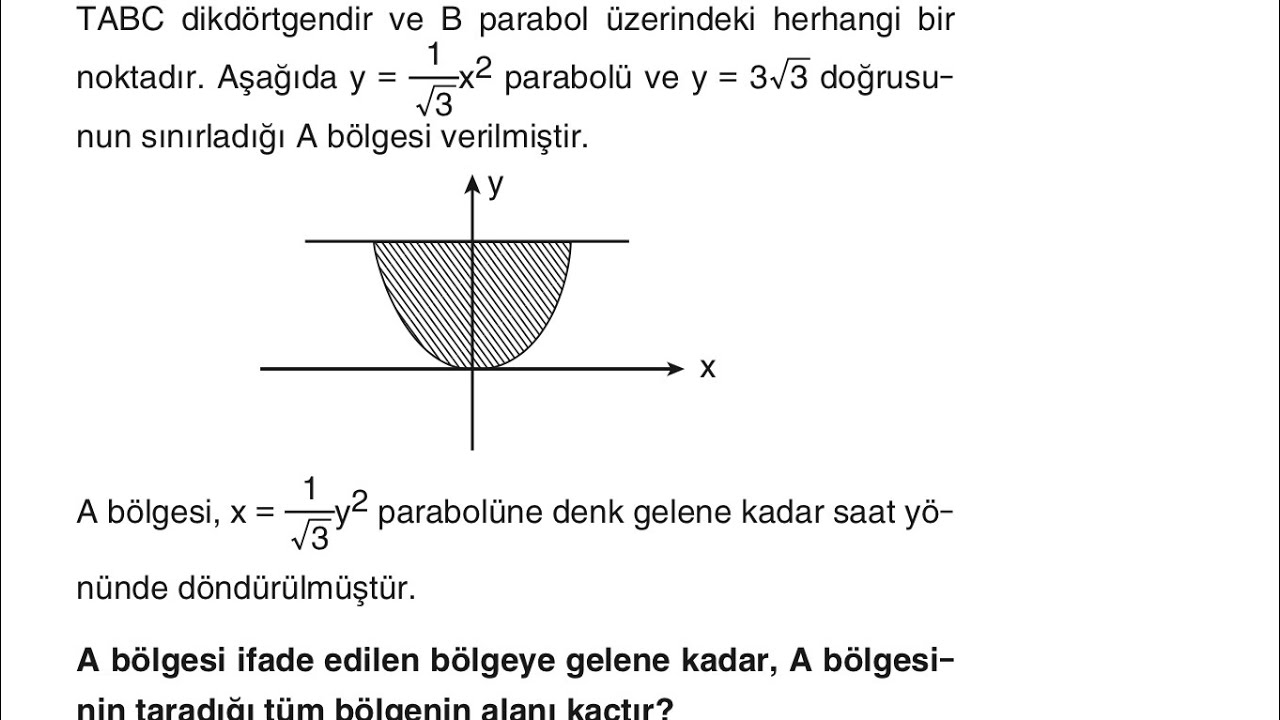 GÖRDÜĞÜM EN ZOR PARABOL SORUSU 🔥🔥
