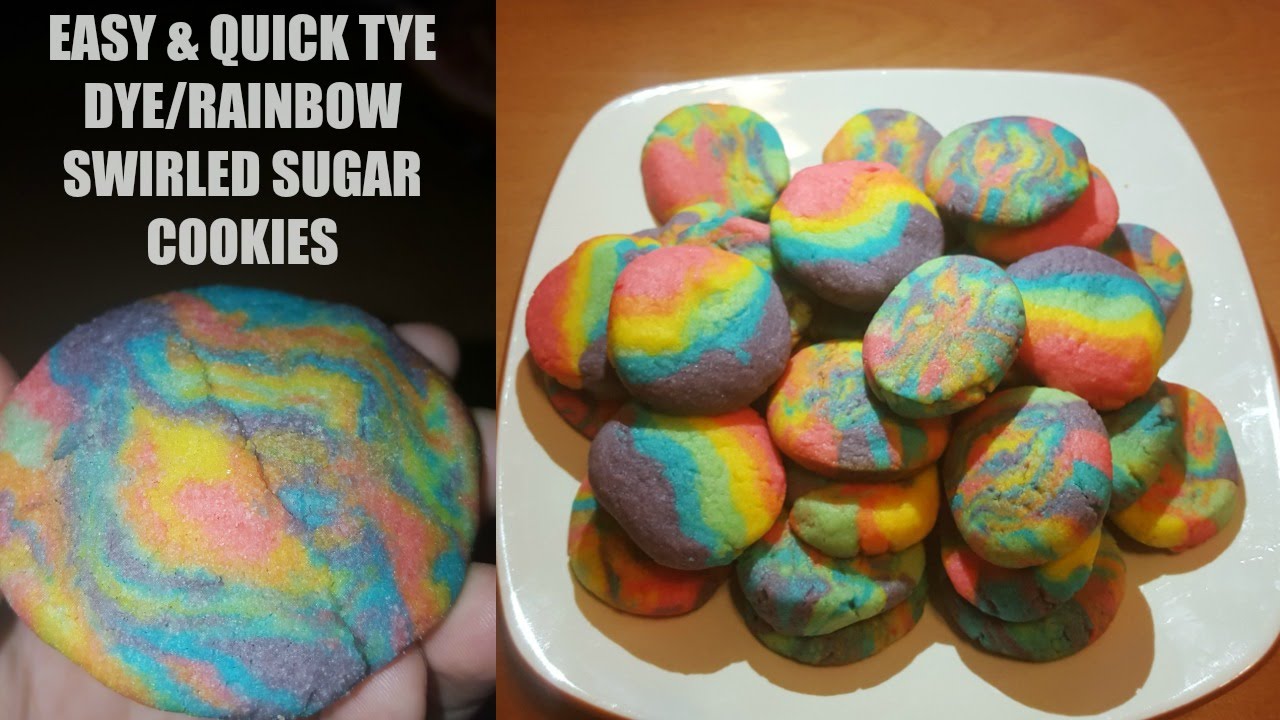 Tie Dye / Rainbow Sugar Cookies