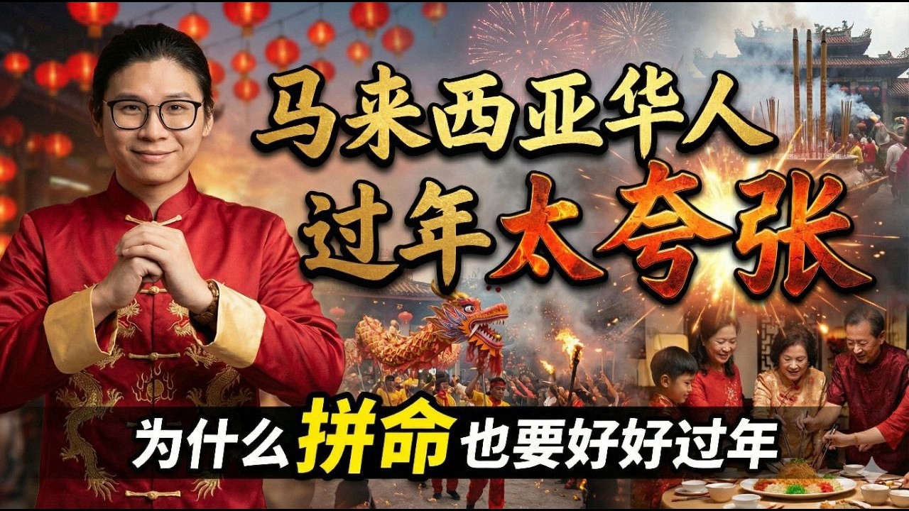 为什么马来西亚华人过年会那么疯狂︱中国小伙在大马过年后竟不想回国了│海外华人拼命也要过年的真相｜马来西亚过年可不只是几天的事
