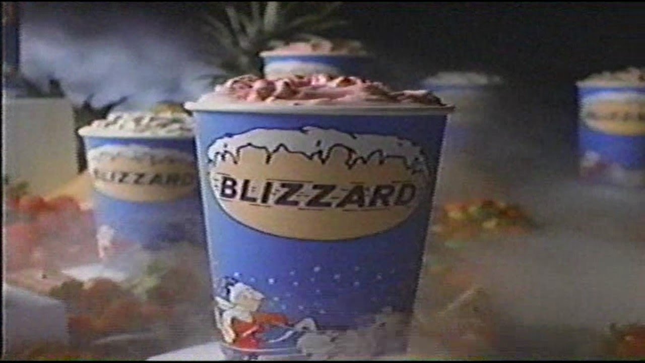 Реклама Dairy Queen DQ Blizzard (1995)