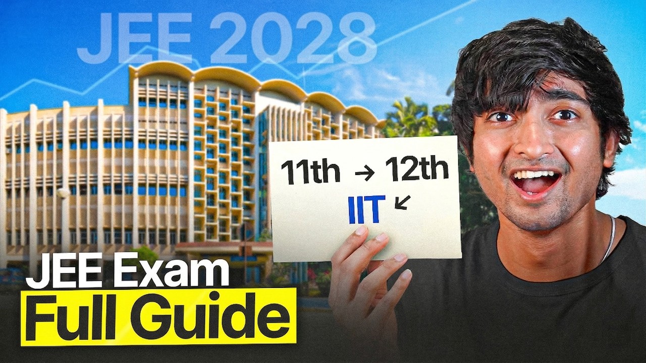 PERFECT 2-year ROADMAP to Crack IIT JEE 2028! #iitjee