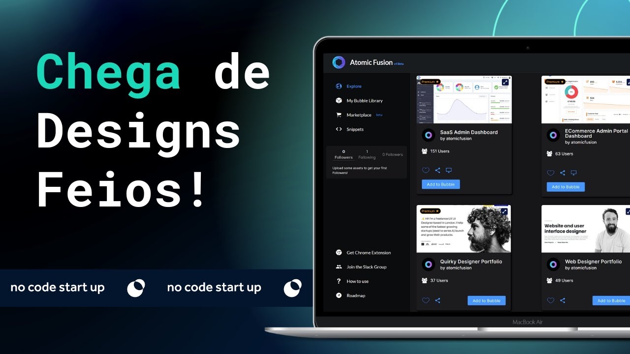 O Fim dos Seus Problemas Com Design no Bubble.io