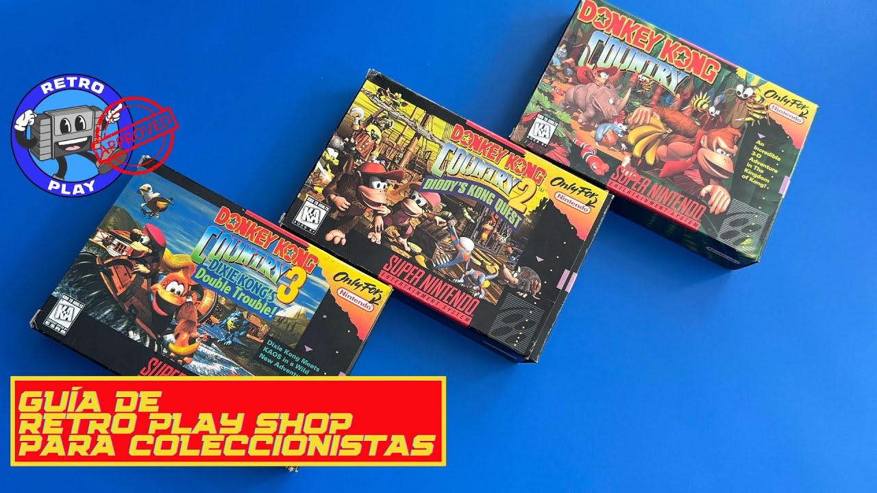 Guía de Retro Play Shop Para Coleccionistas: Donkey Kong Country (SNES) - Unboxing