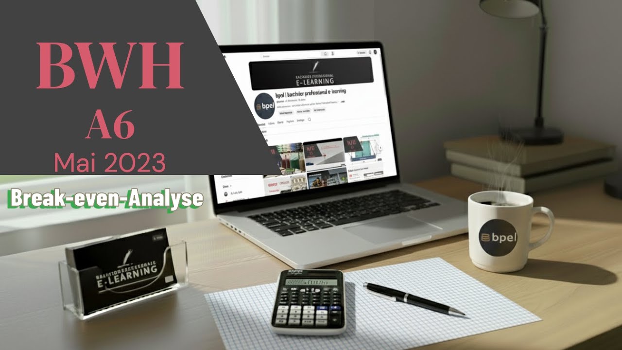Industriemeister BQ BWH A6 Mai 2023 Break-even-Analyse