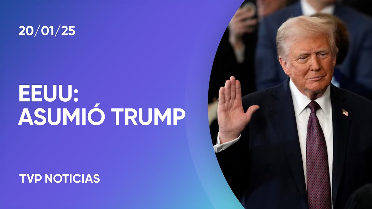 Trump asumió su segundo mandato en la Casa Blanca