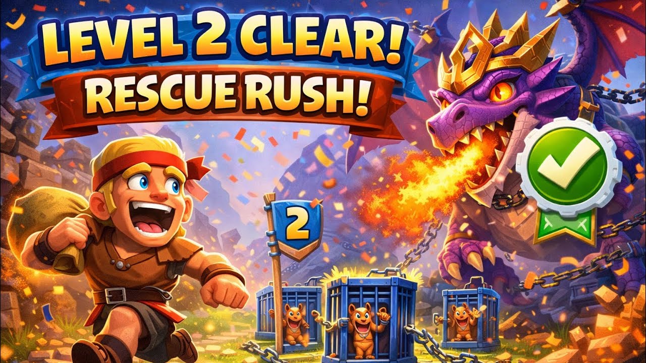 DUKE DRAGON ESCAPE – LEVEL 2 CLEAR! #coc #trending #gaming #viral #metriverse #dragon 