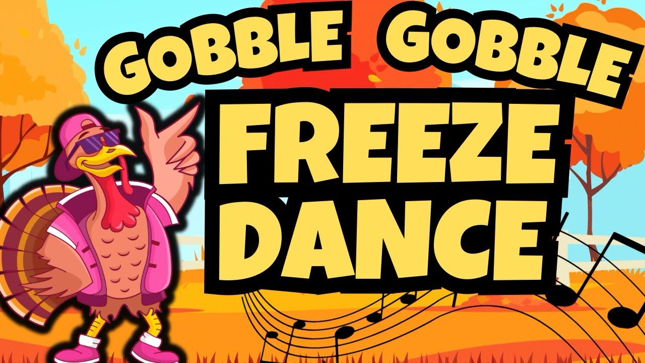 Gobble Gobble Freeze Dance | Brain Break на День благодарения | Danny Go Noodle