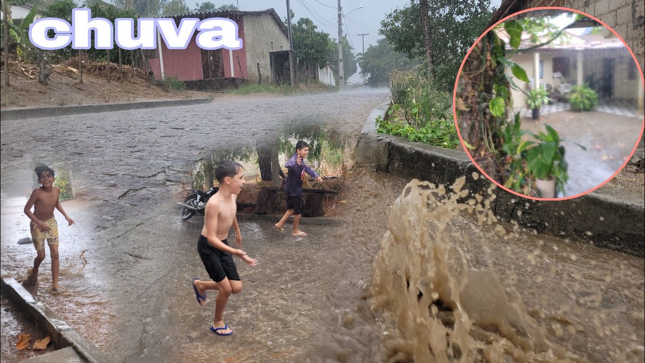 OLHA A CHUVA, DEPOIS DE 4 MESES ELA VOLTOU 