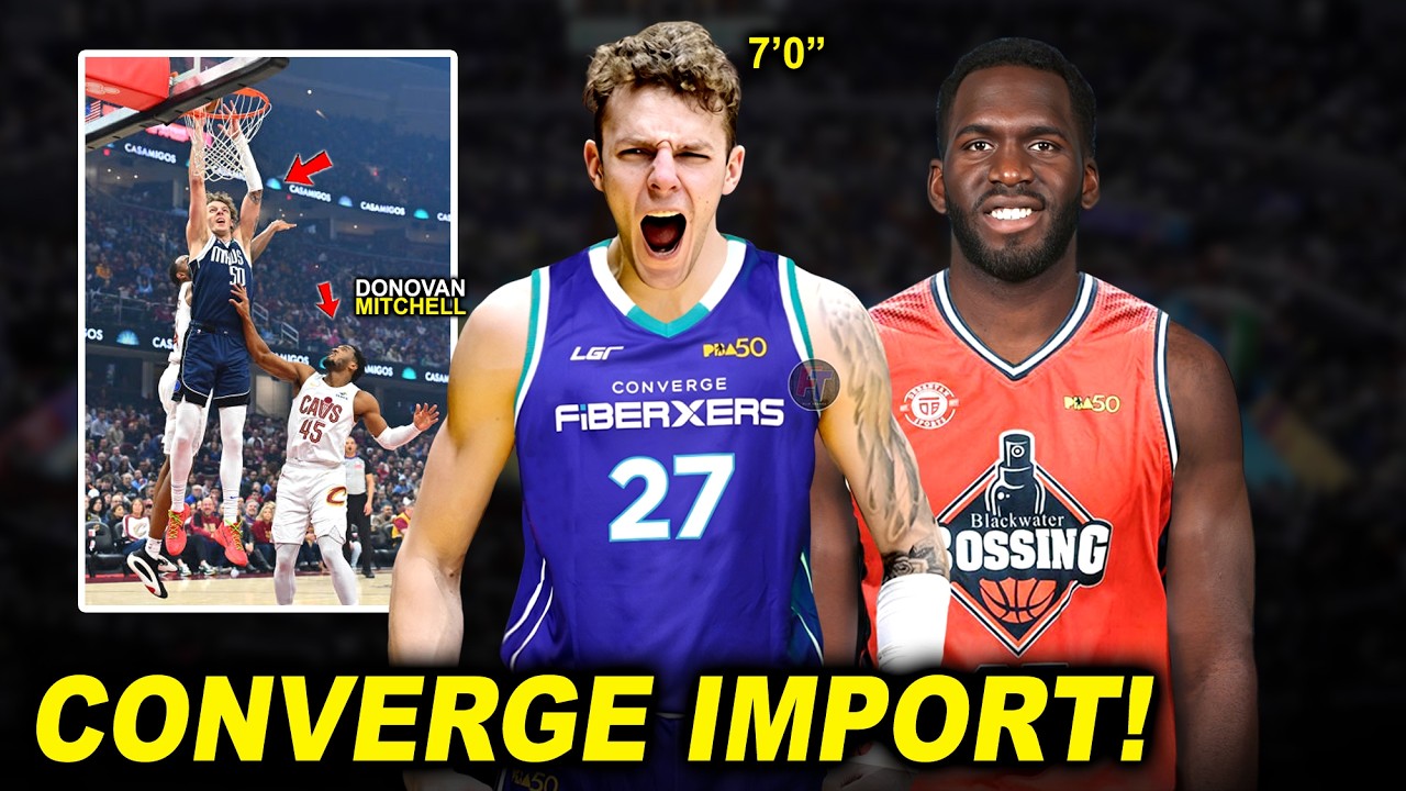 SOLID NITO! Mamaw ang magiging import ng Converge 7-footer High Flyer Lakas Mangsapal, BWB import!