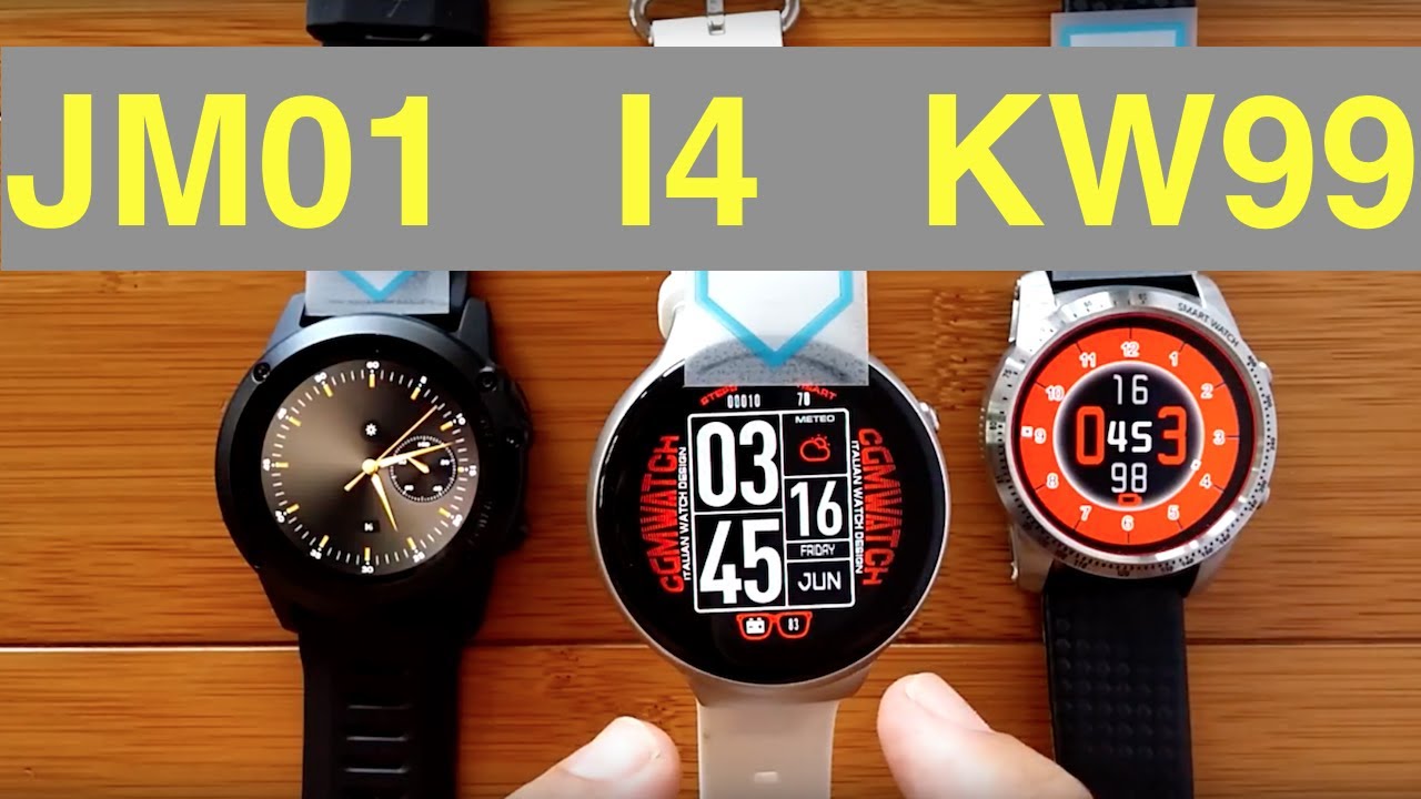 Kingwear KW99 / ZioyTop JM01 / IQI I4 Android Smartwatch Technical Overview
