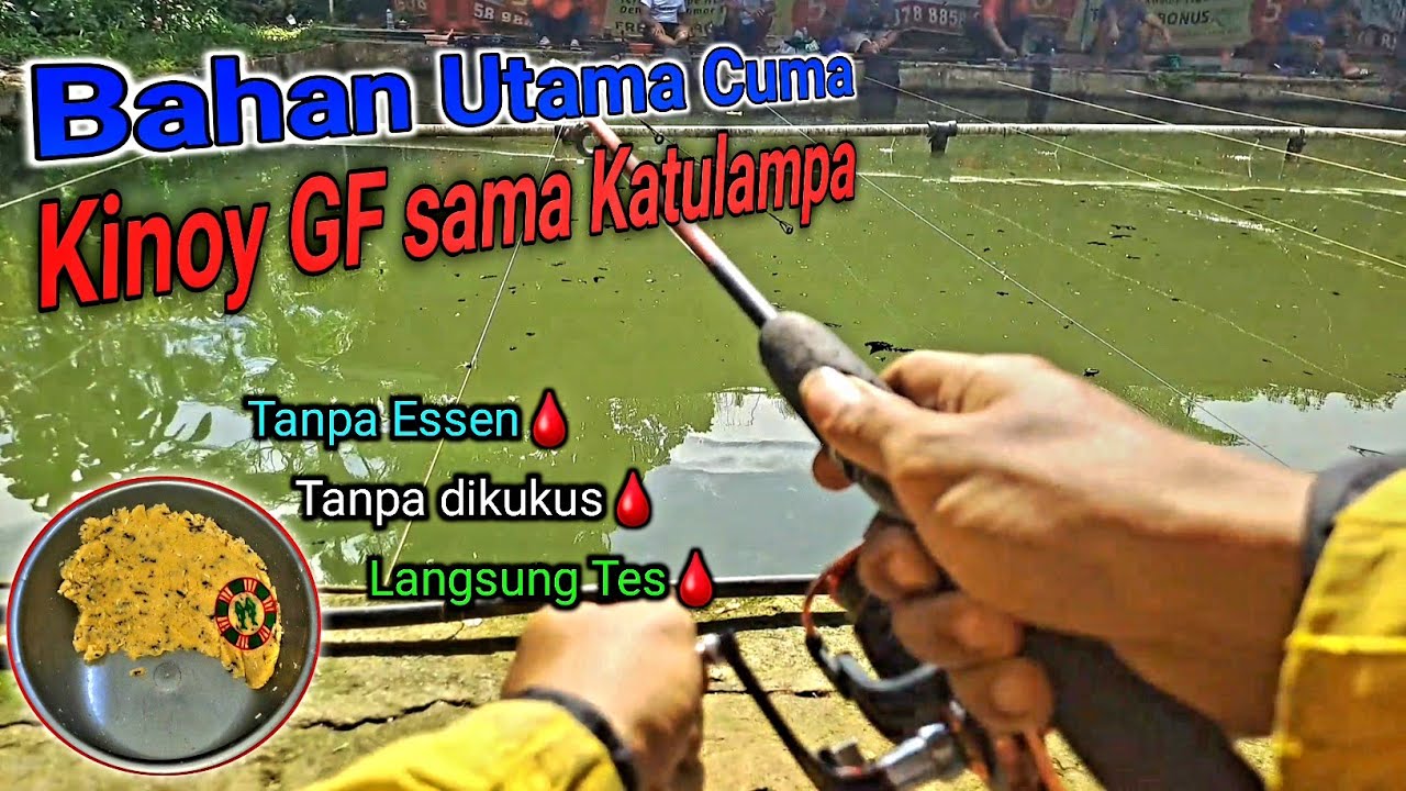 Mudah dan Murah.!.! Umpan putih dadakan yang simpel untuk mancing ikan mas