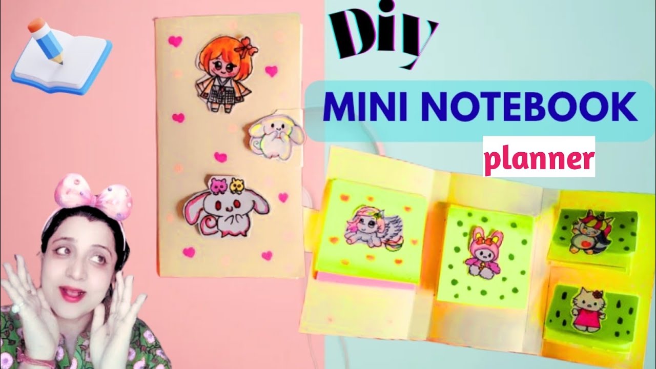 DIY Mini Notebook planner| How To Make Cute Notebook planner | Diy journal