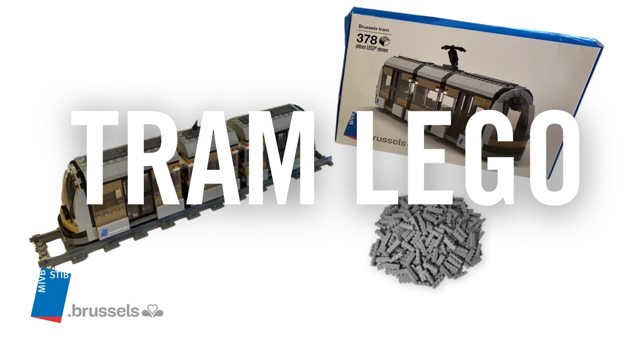 Construction du tram LEGO STIB - We hebben de MIVB LEGO® tram gebouwd