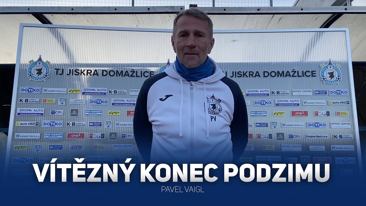 Pavel Vaigl po vítězném závěru podzimu