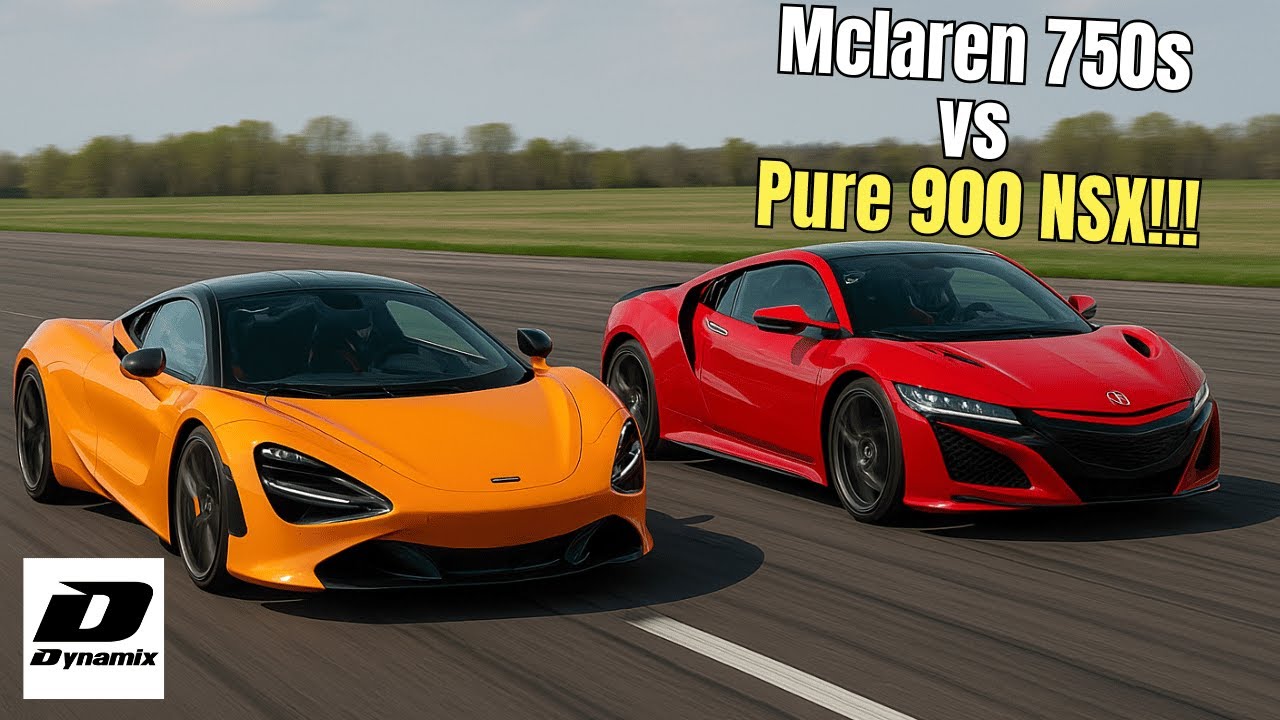 Can a NSX With Pure 900 Turbos Beat a Mclaren 750s??
