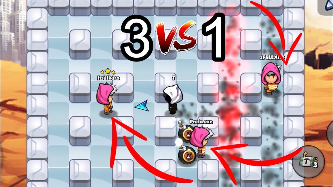 Bomber Friends - 3vs1 contra Randoms💀.