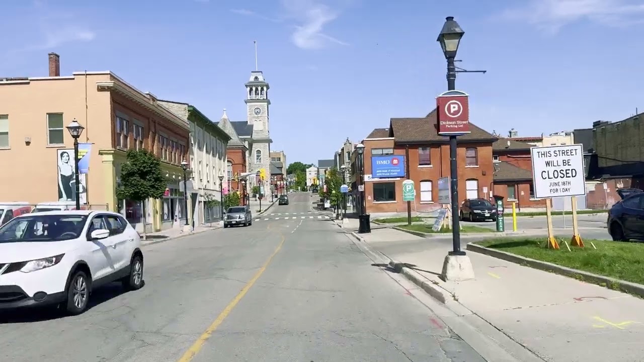 CAMBRIDGE Ontario Canada 🇨🇦 4K Drive