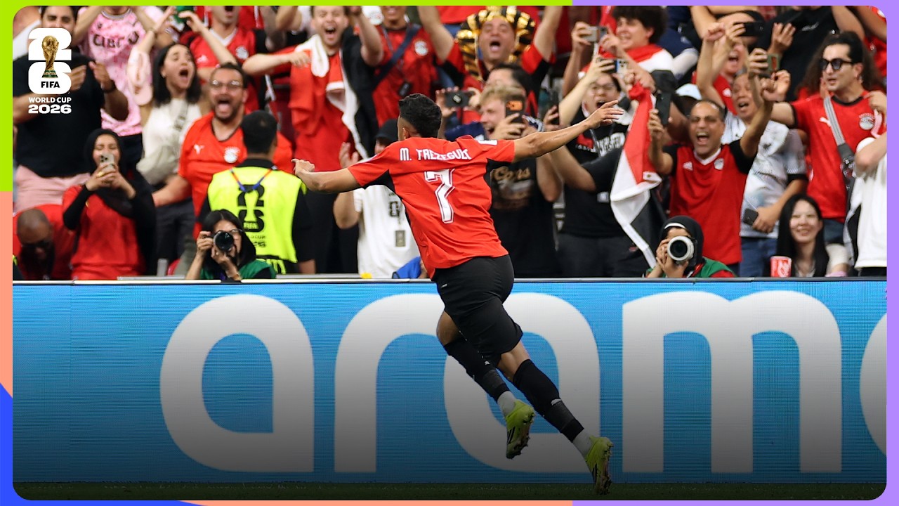 Tr&eacute;z&eacute;guet Goal | New Zealand 1-3 Egypt | FIFA World Cup 2026&trade;