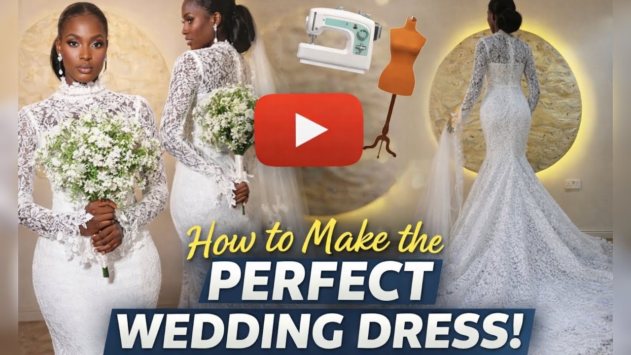 How to Make a Perfect Wedding Dress | Step-by-Step Bridal Gown Tutorial | Explore | Tutorials 