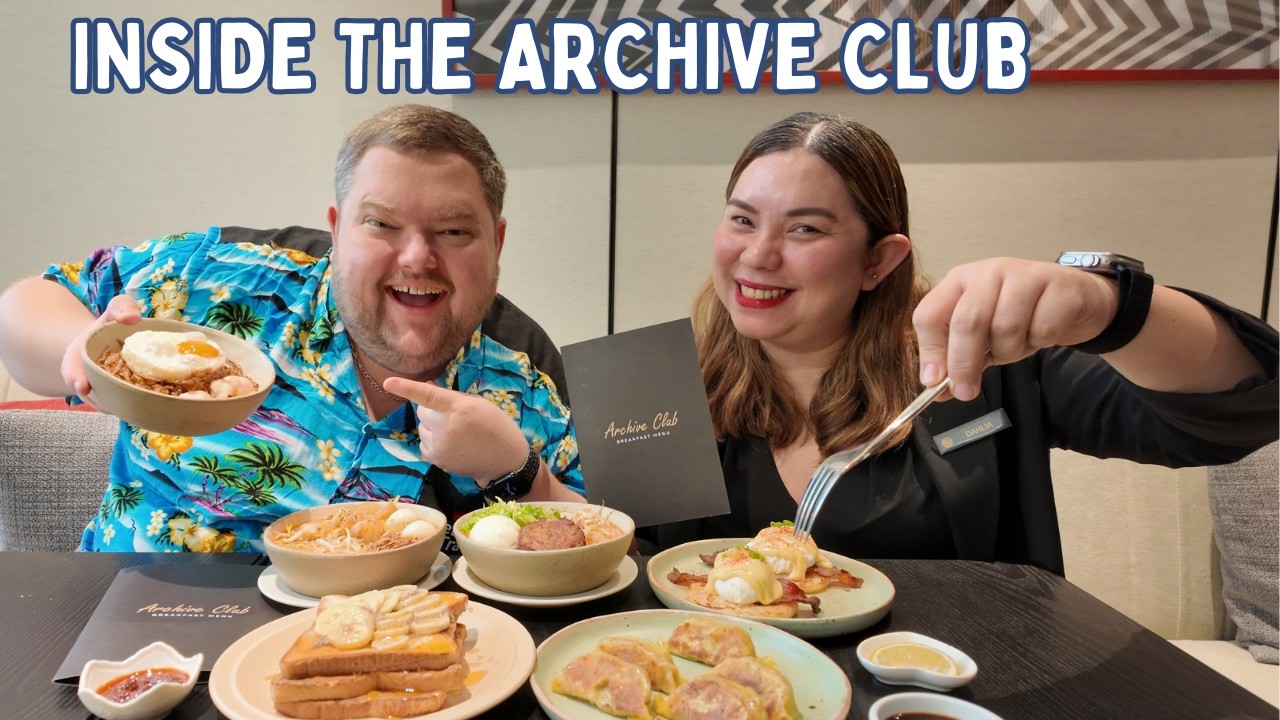 Inside Pullman Singapore Orchard 🇸🇬 Executive Lounge (Archive Club Experience)