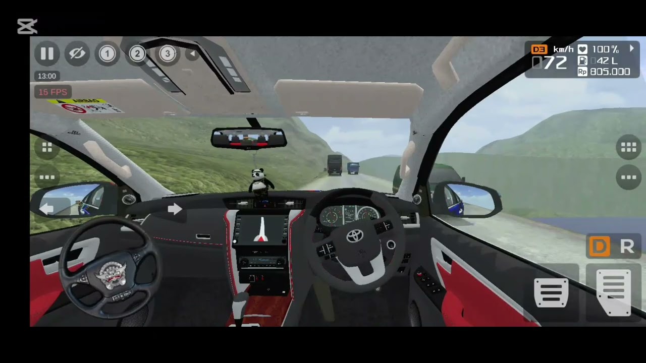 New map#toyotafortuner#bus simulator Indonesia 🔥😱