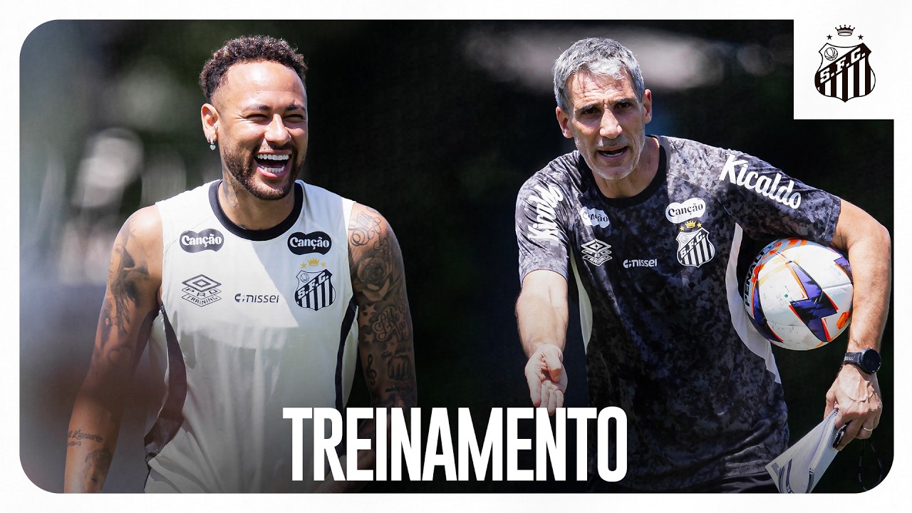 SANTOS FC TREINA NESTA SEXTA-FEIRA NO CT REI PELÉ