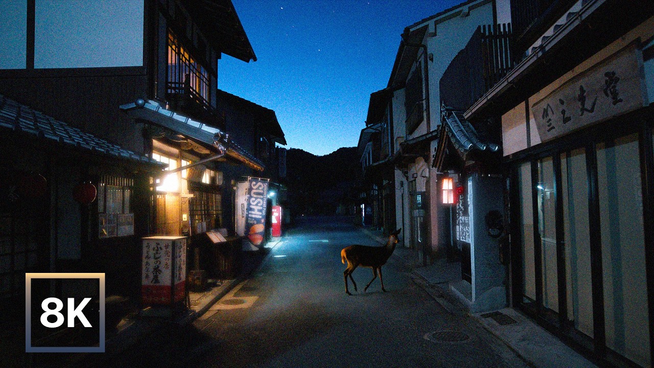 Dawn on Miyajima Island / 8K 60fps HDR / Calm Piano & Gentle Morning Ambience