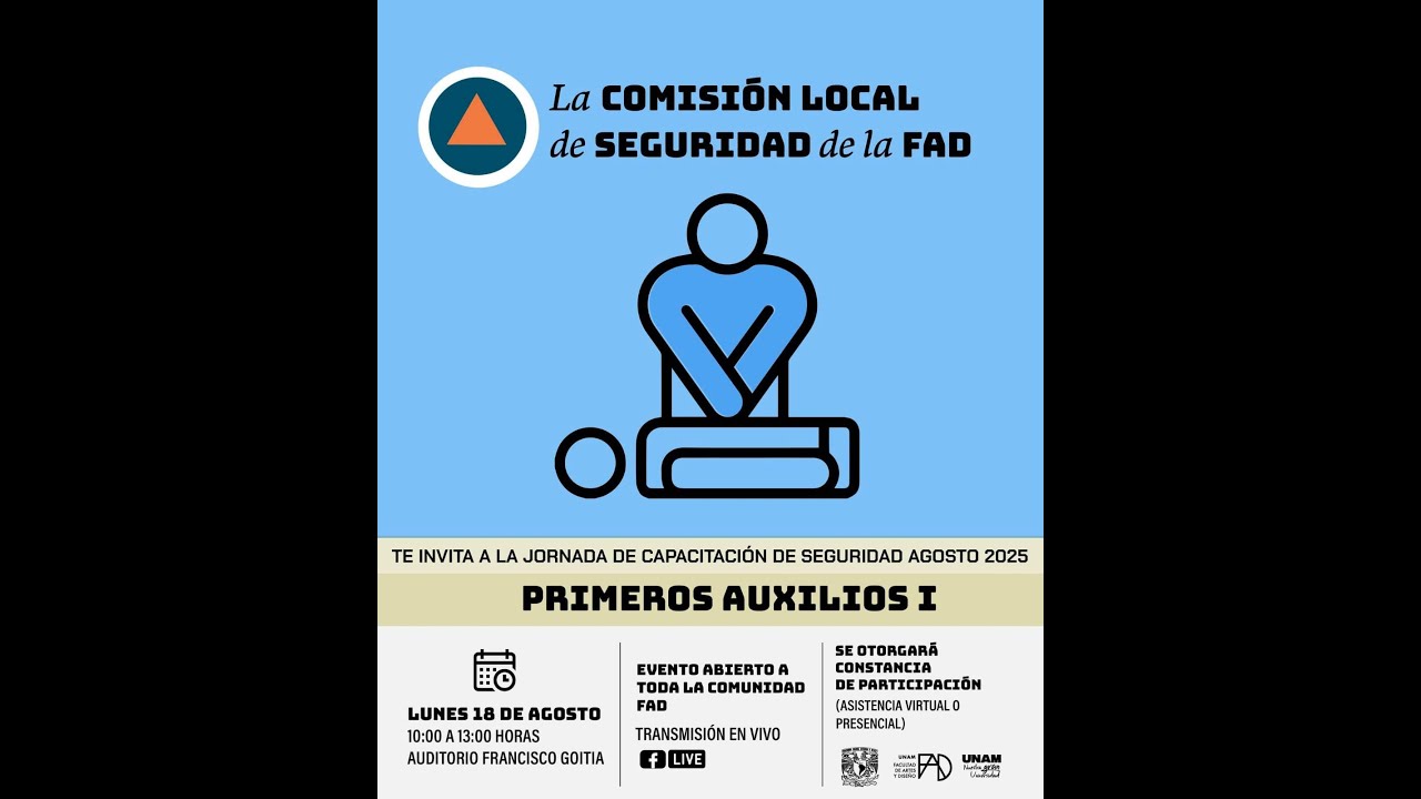 La Comisión Local de Seguridad de la FAD | Primeros Auxilios I