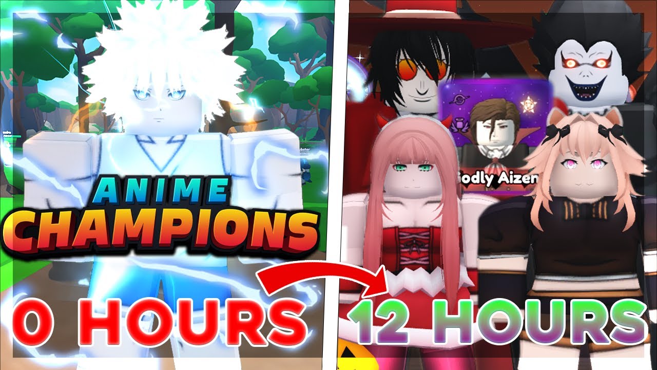 Я провёл 12 часов в обновлении «Хэллоуин» 4 в Anime Champions Simulator 🎃